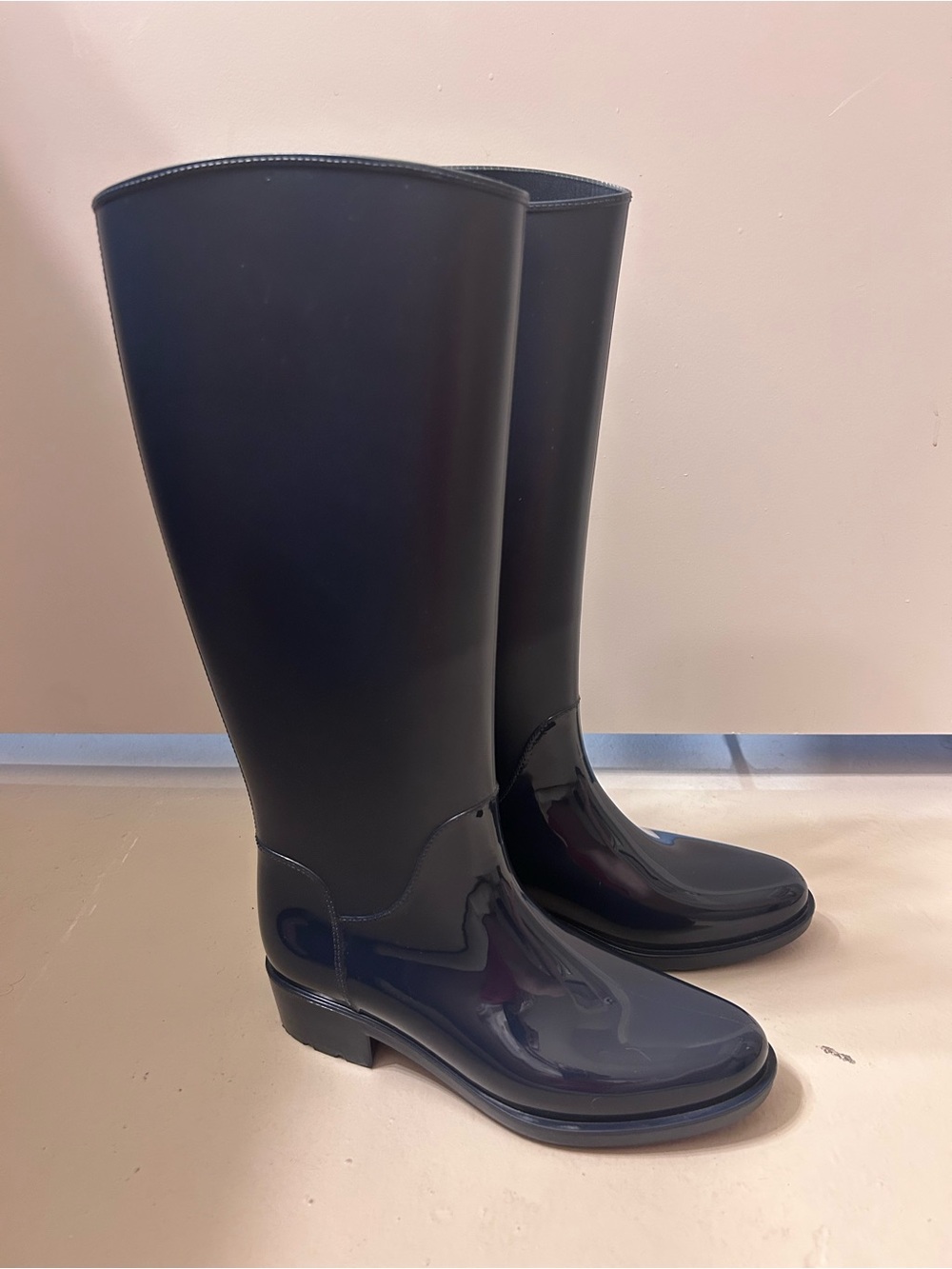 Sam Edelman Sydney Navy Blue Rain Boots